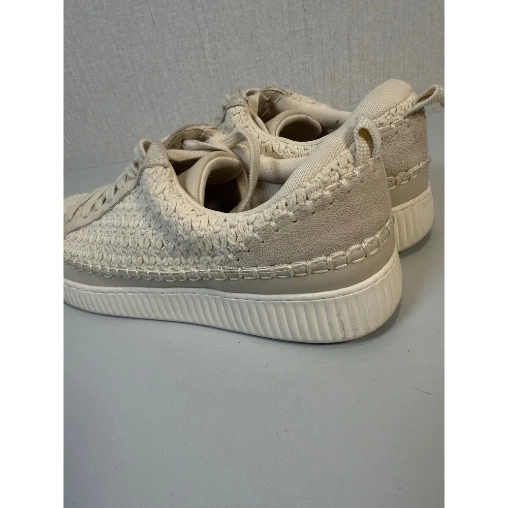 Dolce Vita Nicona Women's Fashion‎ Sneakers Sandstone Knit Size 9.5